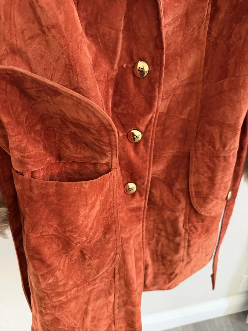 VTG 70’s Penny Lane FINGERHUT USA Coat trench jacket boho western retro afghan